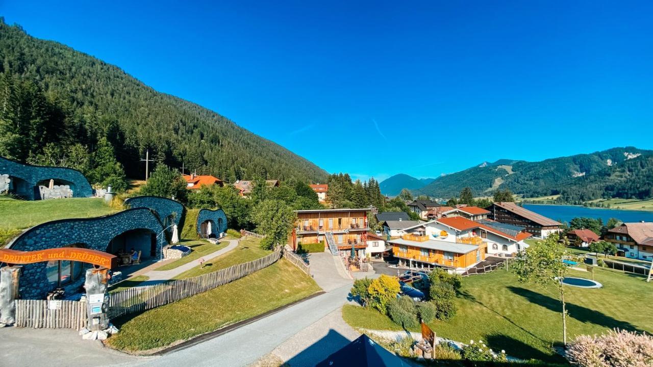 Erdhaeuser Und Apartments Mit Seeblick Und Alleinlage Weissensee Ngoại thất bức ảnh