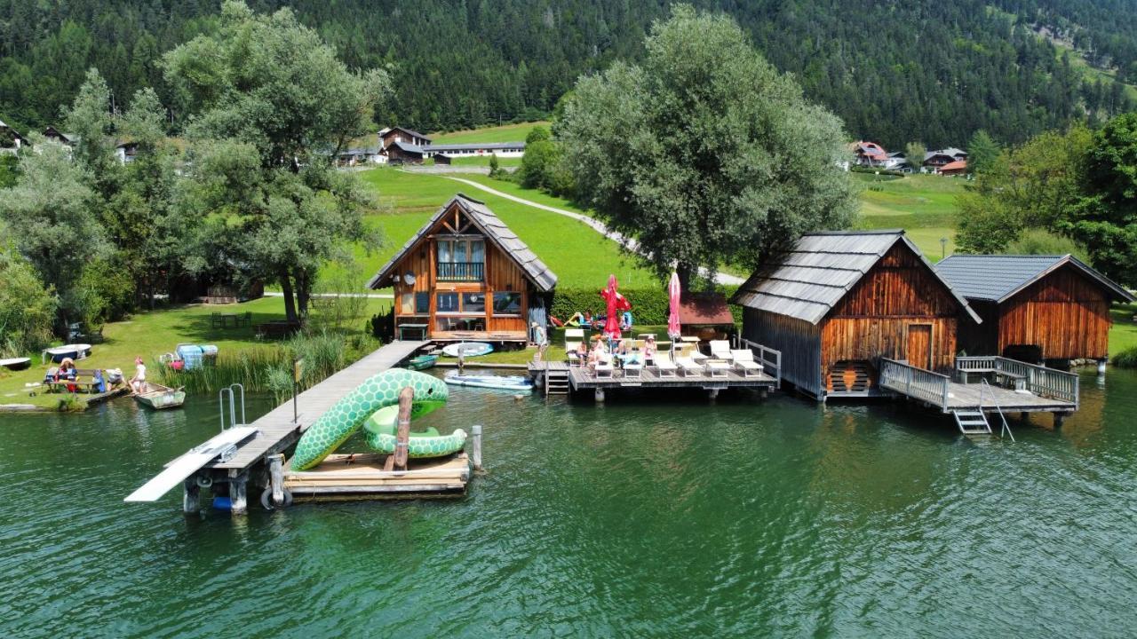 Erdhaeuser Und Apartments Mit Seeblick Und Alleinlage Weissensee Ngoại thất bức ảnh